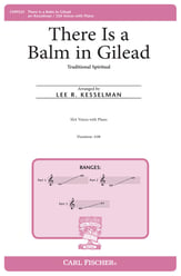 There Is a Balm in Gilead SSA choral sheet music cover